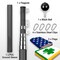 G128 Combo Pack: 20 Ft Telescoping Aluminum Flagpole (Black) & American and Ireland Shamrock Flags 3x5 Ft, Both ToughWeave Series Embroidered Polyester | Pole with Flags Included